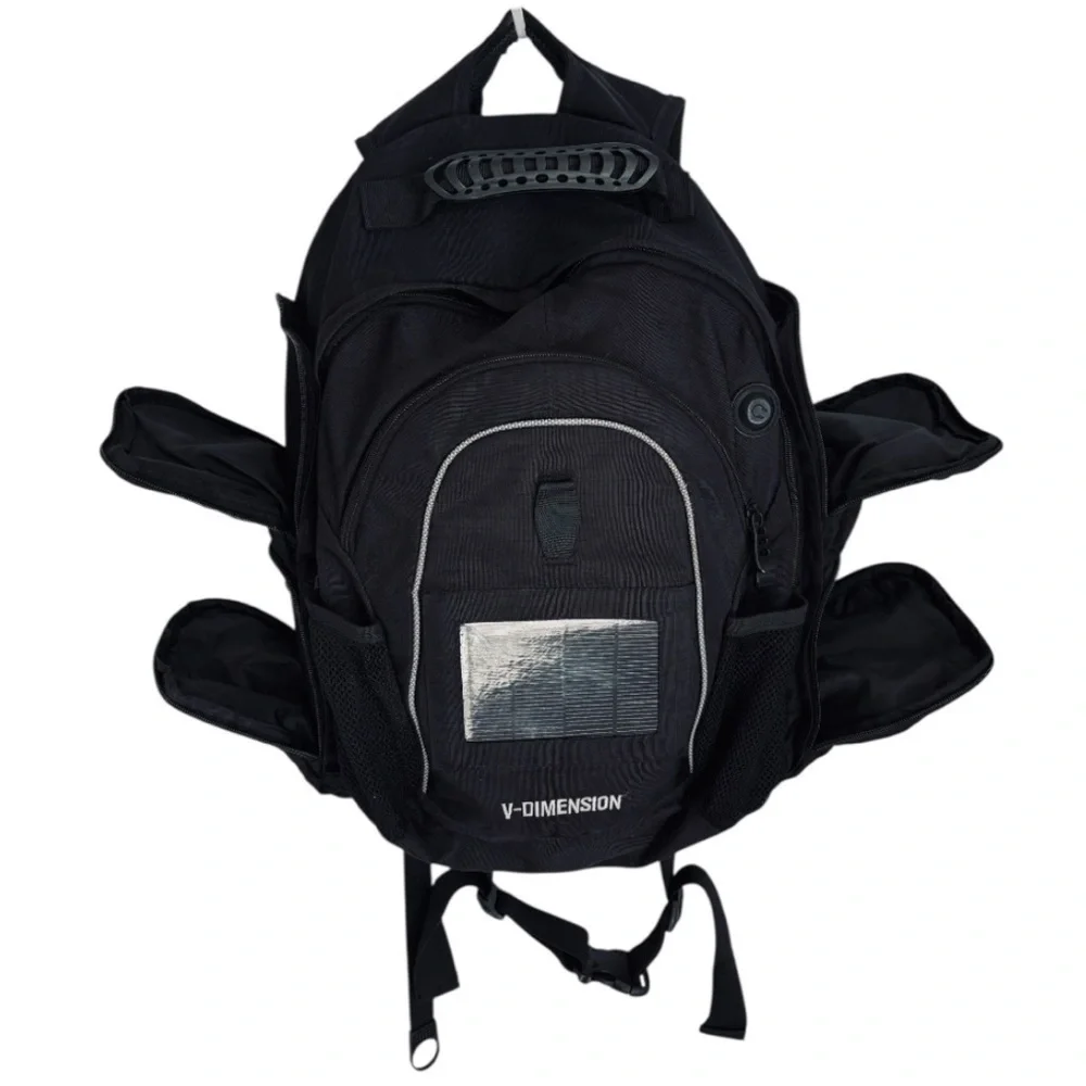 V-Dimension Helius Solar Outdoor Unisex Black Backpack Model (SBP-3001)